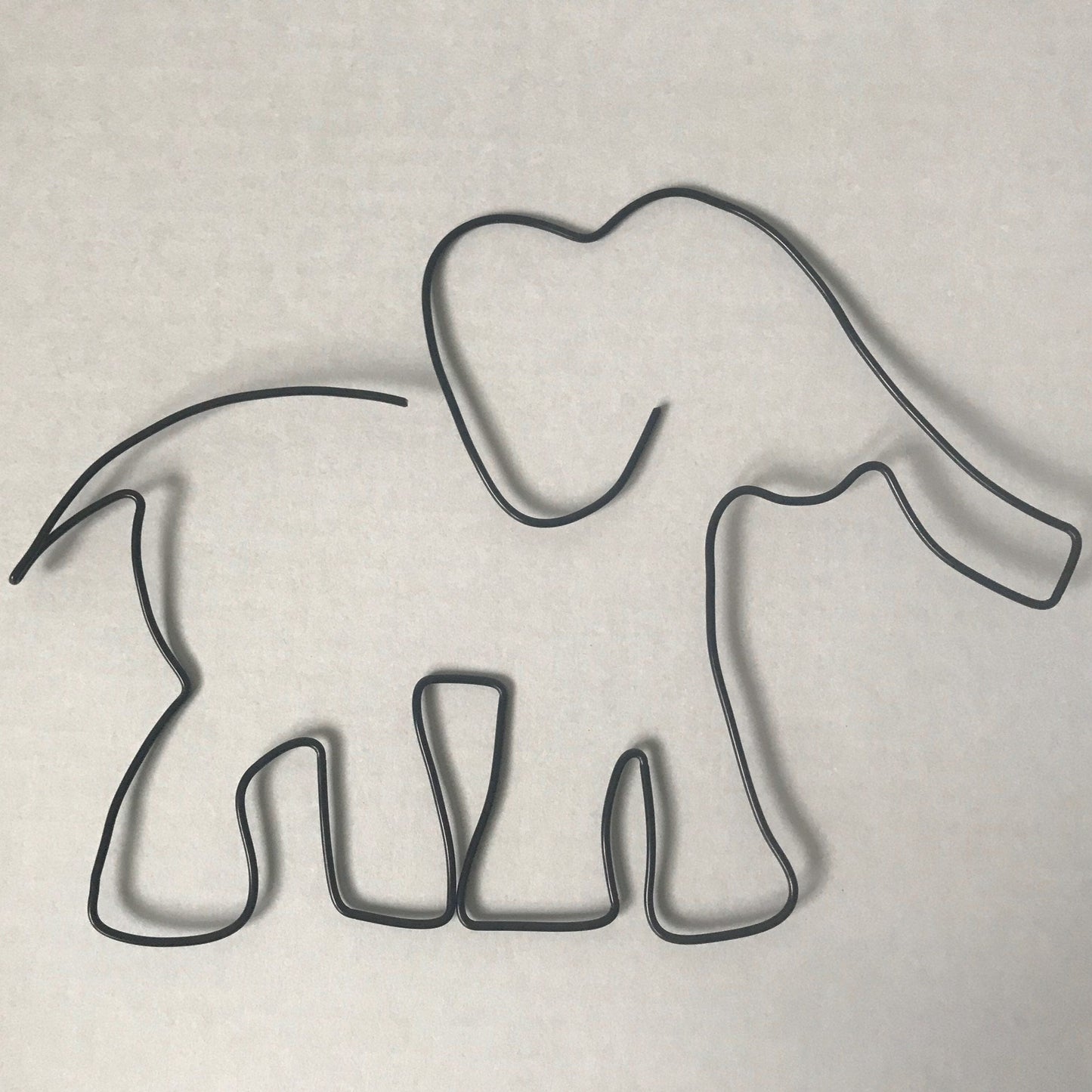 Baby Elephant wire art