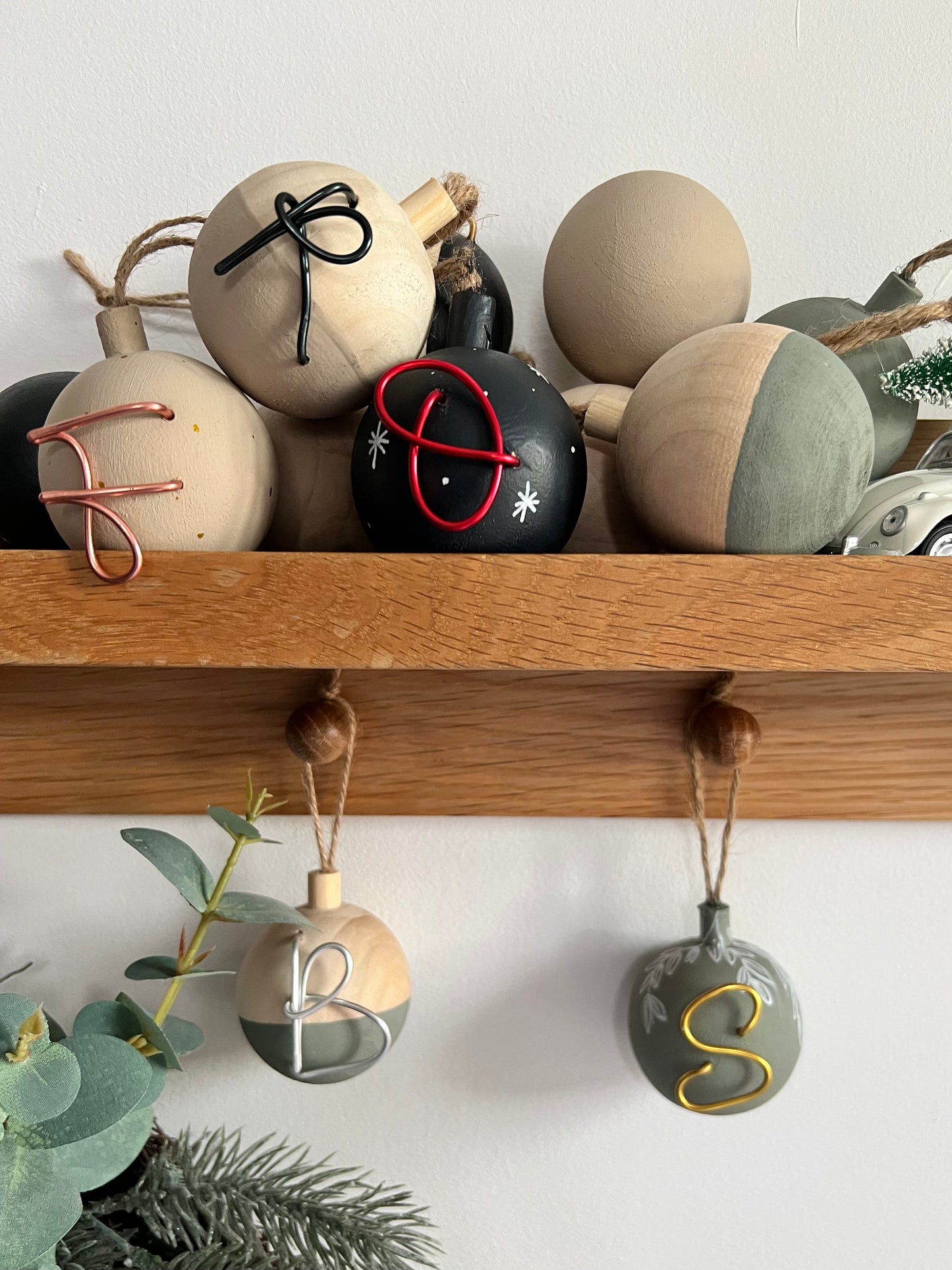 Personalized Winter Woodlands Bauble