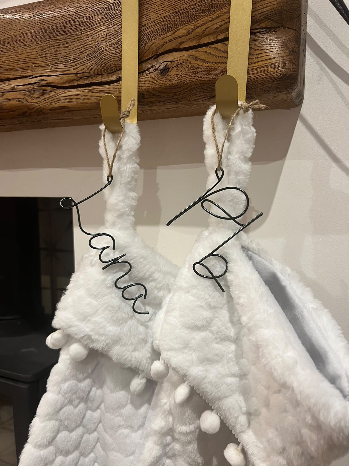 Hanging name decoration