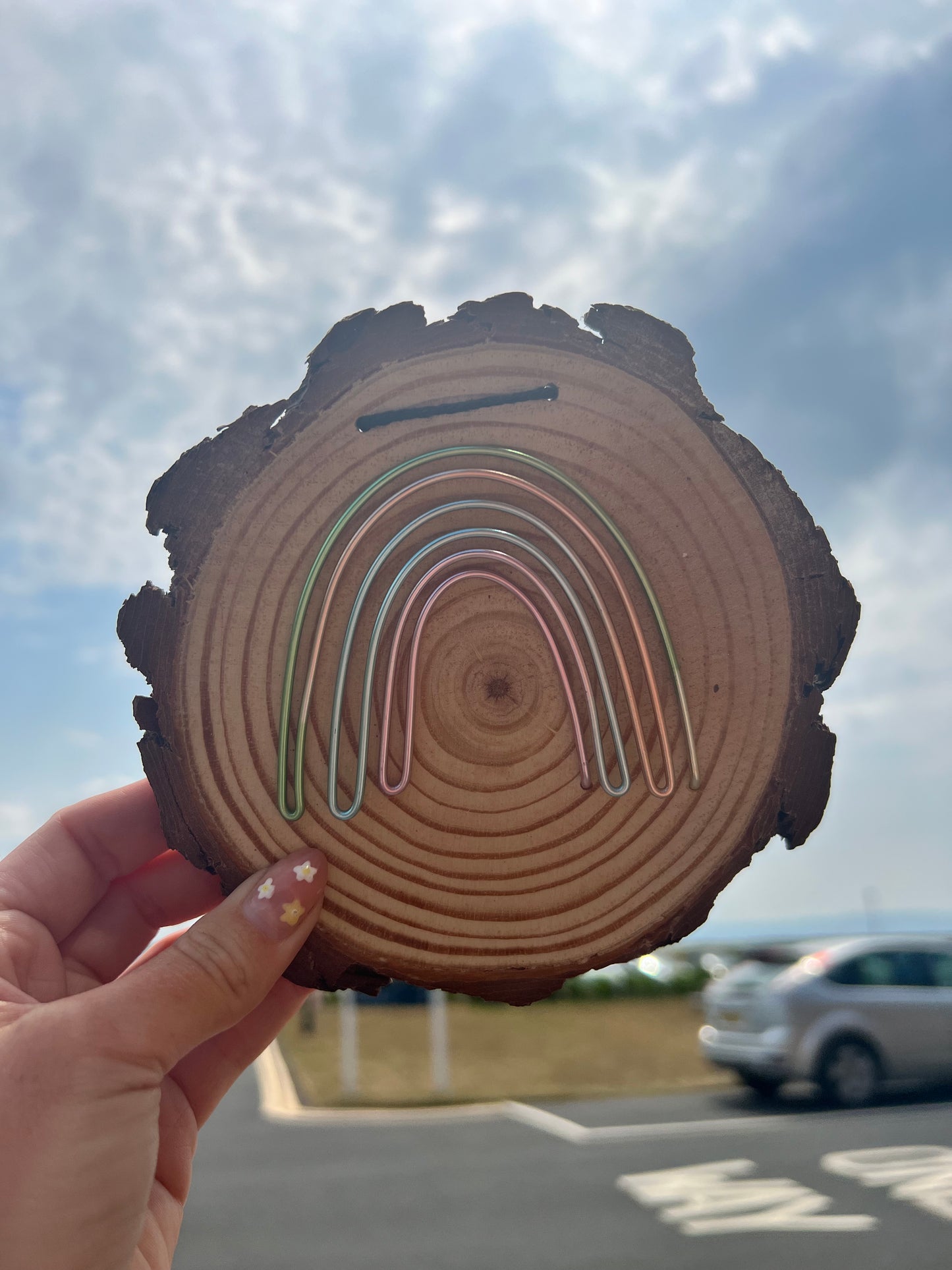 RTG Rainbow wooden round