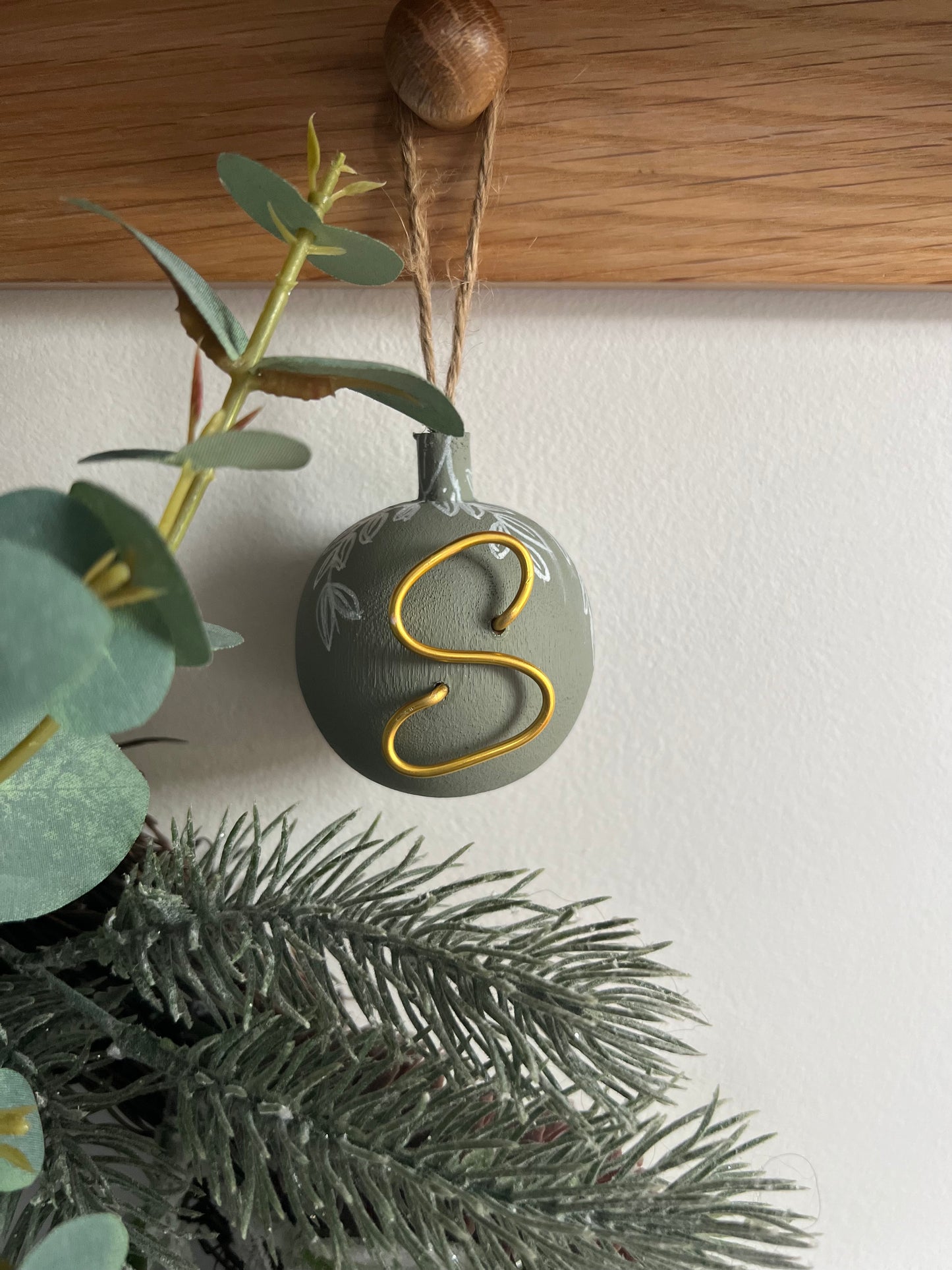 Personalized Winter Woodlands Bauble