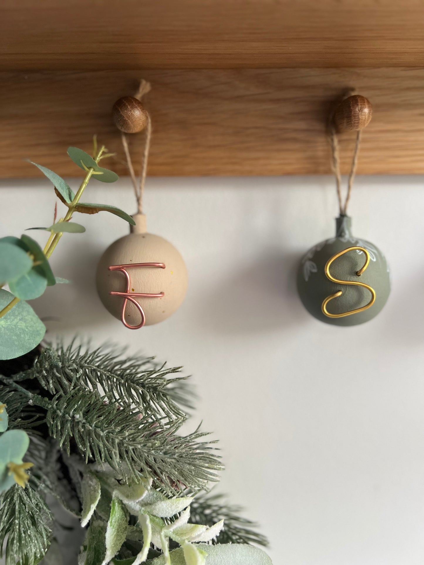 Personalized Winter Woodlands Bauble