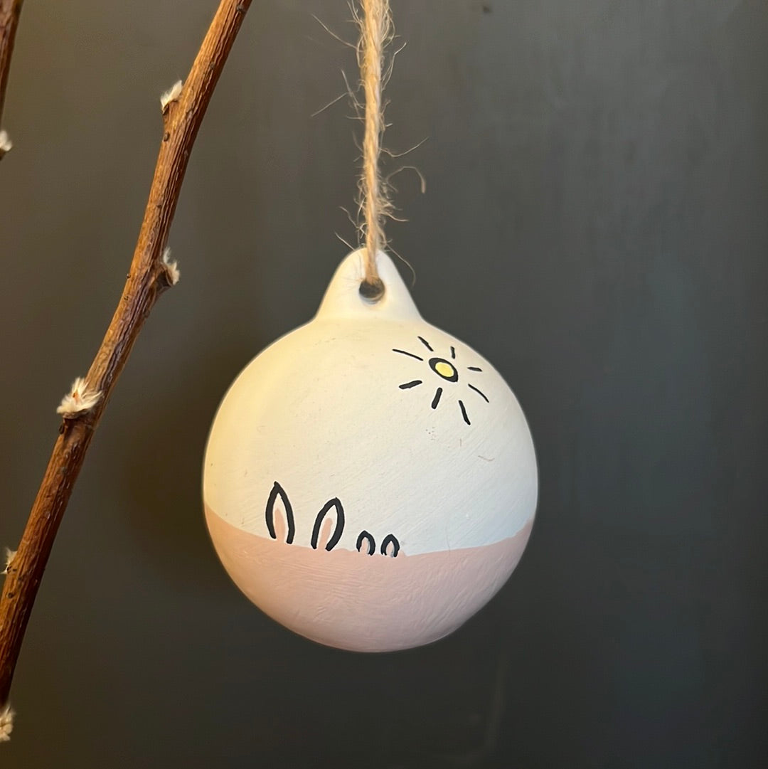 Ceramic spring bauble