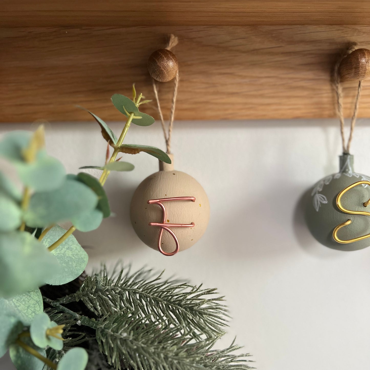 Personalized Gold Dust Bauble