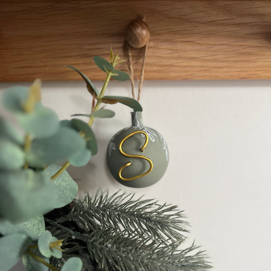 Personalized Winter Woodlands Bauble